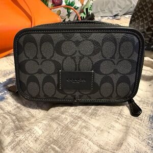 Coach Black Fabric Interior Pouch